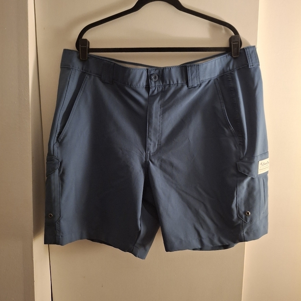 Bimini Bay Outfitters Men's Blue Cargo Shorts